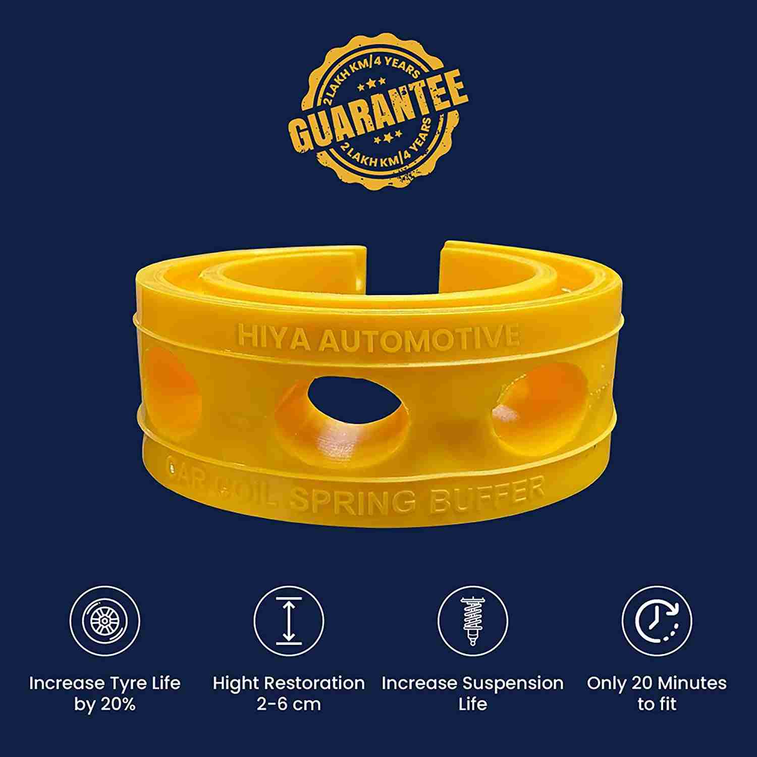 Yellow Car Coil Spring Buffer Heavy Duty Material Kit » Hiya Automotive