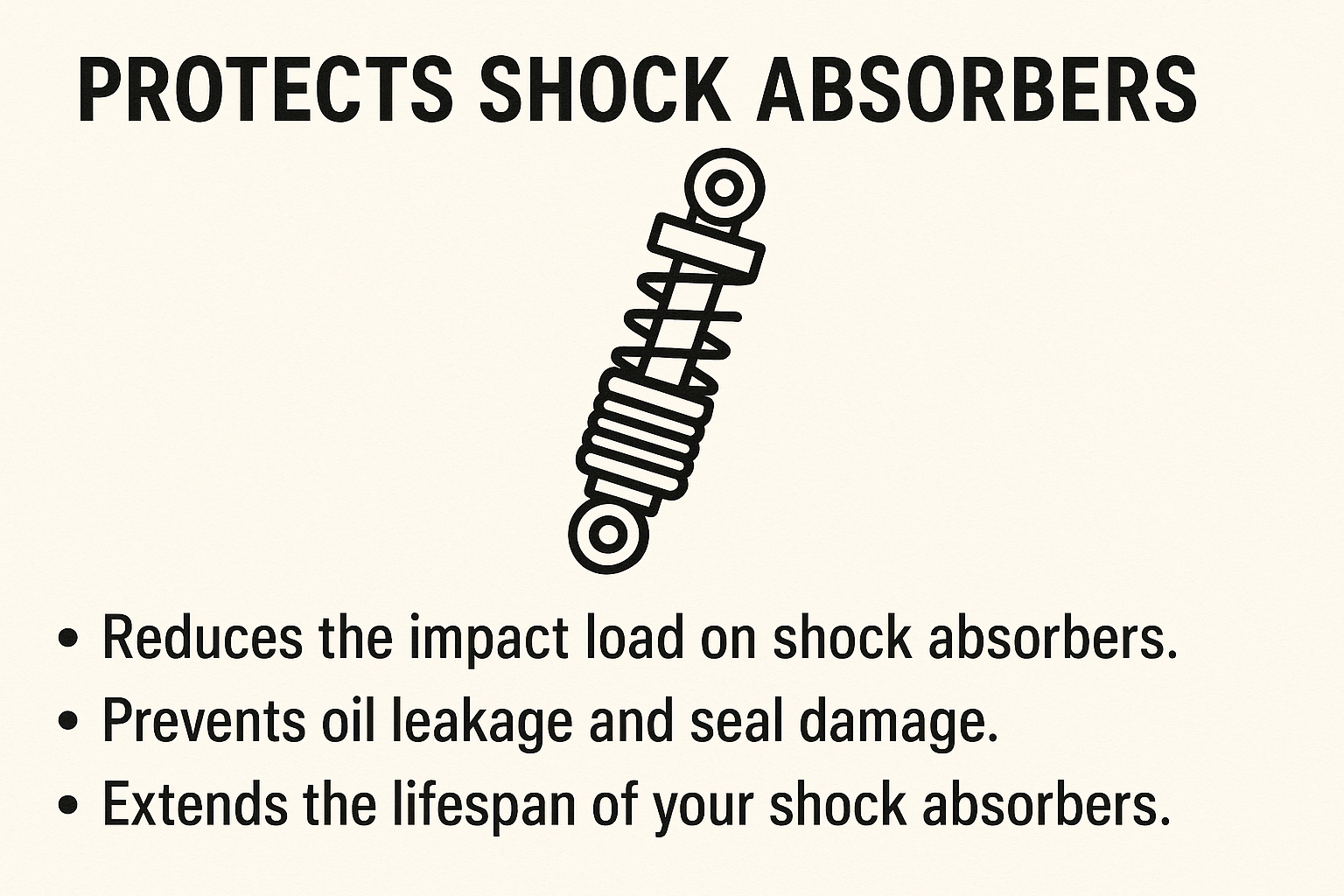 Protects Shock Absorbers