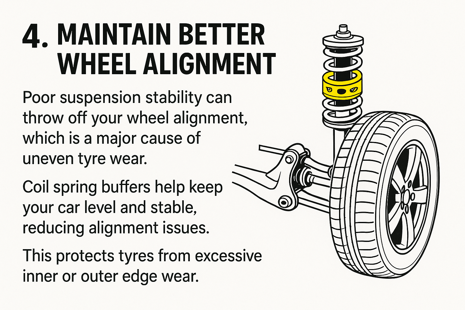 4. Maintain Better Wheel Alignment