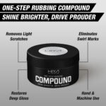 Removing car scratches with 1 step rubbing compound