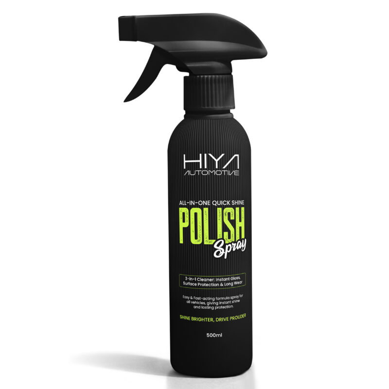 Quick Shine Polish Spray for Car & Bike | Dashboard Polish, Tyre Shine, Plastic & Paint Restorer | Instant Gloss, Dust Repellent, Long Lasting Protection | Pack of 1