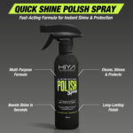 Quick Shine Polish Spray for Car & Bike | Dashboard Polish, Tyre Shine, Plastic & Paint Restorer | Instant Gloss, Dust Repellent, Long Lasting Protection - Image 2
