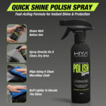 Quick Shine Polish Spray for Car & Bike | Dashboard Polish, Tyre Shine, Plastic & Paint Restorer | Instant Gloss, Dust Repellent, Long Lasting Protection - Image 7
