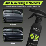Quick Shine Polish Spray for Car & Bike | Dashboard Polish, Tyre Shine, Plastic & Paint Restorer | Instant Gloss, Dust Repellent, Long Lasting Protection - Image 8